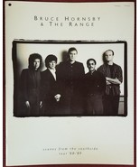 BRUCE HORNSBY  1988 TOUR BOOK CONCERT PROGRAM + TICKET STUB  VG+ WITH PU... - £13.46 GBP