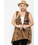 Women's Long Flattering Silhouette Sleeveless Cardigan - $27.00