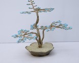 SWOBODA Turquoise Gemstone Bonsai Tree 1960&#39;s Mid Century - £73.90 GBP