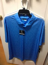 PGA Tour Men&#39;s Large Short Sleeve 3 button Performance Polo Shirt - NWT - £39.96 GBP