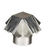 Roof Vent Cap Galvanized Steel 5 Inch Durable Rain Snow Debris Protection - $288.37 MXN