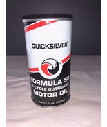 Vintage Quicksilver Formula 50 2 Cycle. Outboard Motor Oil Can Pop Top U... - £7.62 GBP