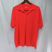 Nike XL Daring Red 509167-647 Dri-Fit S/S Tech Wicking Golf Polo Shirt - £11.79 GBP