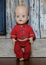 Vintage 1950s 10.5&quot; Soft Rubber Vinyl  Drink and Wet Squeaker Baby Doll ... - €43,34 EUR