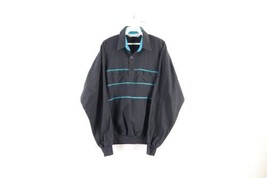 Vtg 90s Streetwear Mens Large Faded Thermal Knit Collared Pullover Polo ... - $49.45
