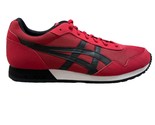 ASICS Unisex Sneakers Curreo Sporty Solid Red Size M US 8.5 W US 10 HN521 - $39.76