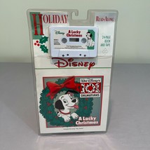 vtg Disney Holiday 101 Dalmatians A Lucky Christmas Read Along Book Cassette Tap - $17.09