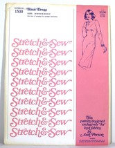 VTG Stretch &amp; Sew 1500 The Basic Dress Bust Sz 30-42 Designed by Ann Person - £15.17 GBP