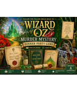 WIZARD OF OZ murder mystery dinner party game.  Instant Download. | Prin... - $16.95