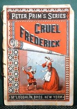 1883 Antique Victorian Child Book Cruel Frederick Flying Robert Peter Prim&#39;s - £70.36 GBP