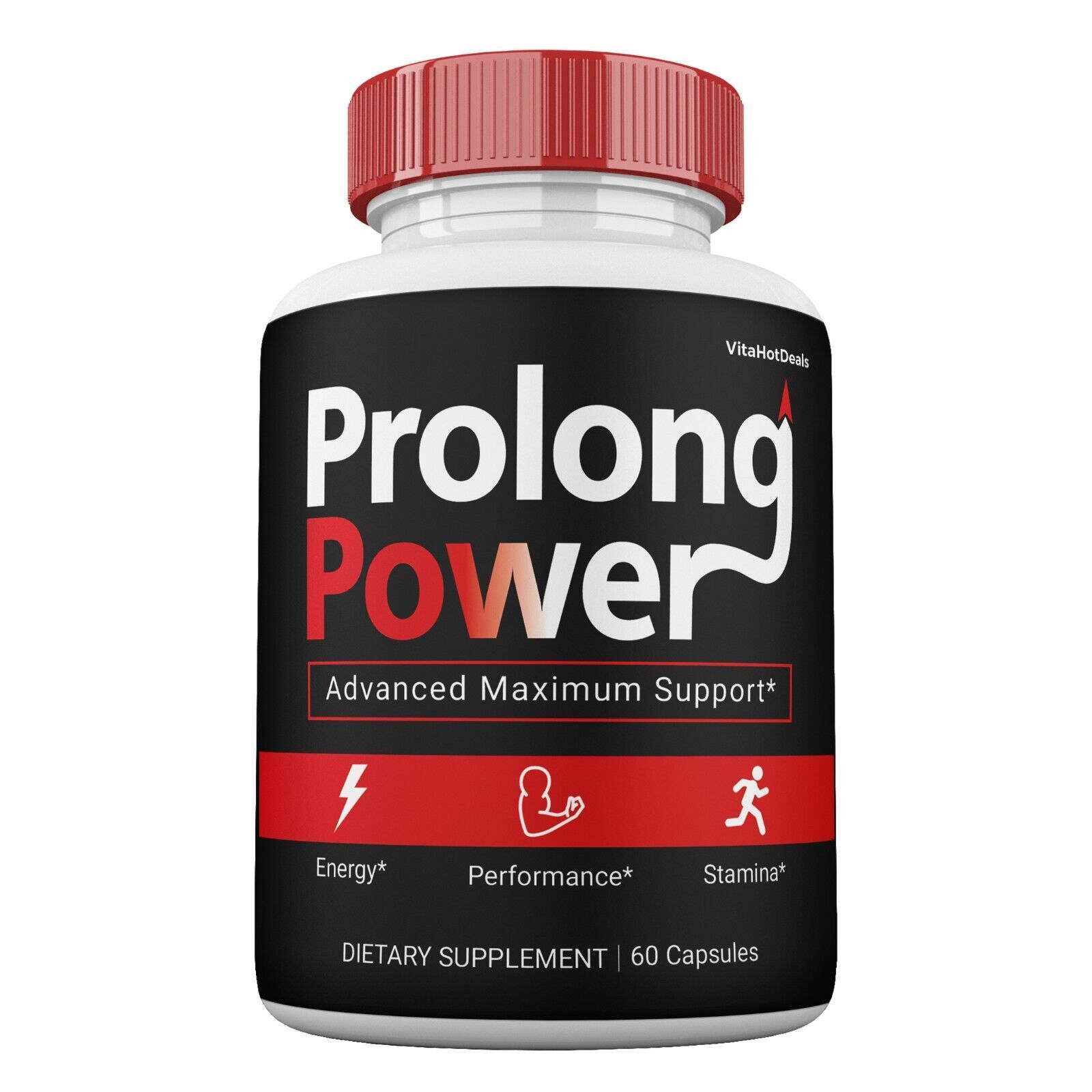 1 Pack Prolong Power Capsules for Men, Max Strength Male Supplement Pills - $31.98