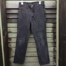 Vintage Wrangler Jeans Men&#39;s 32x34 Gray Cowboy Cut Western Denim 936CHG USA - $18.69