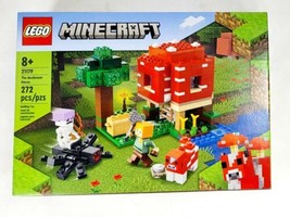 New! LEGO Minecraft 21179 The Mushroom House Building Kit Factory Sealed - £35.96 GBP