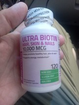 Bronson Ultra Biotin 10,000mcg Non-GMO Gluten Free Soy Free, 120 Capsules - $12.00