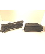 LIONEL POST-WAR 2018 DIECAST STEAM LOCO W2466WX TENDER- 027- VG -- S10 - $122.55