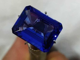 Natural Certified Rare Colour 6Carat Tanzanite Gemstone For Astrology Free Ship - £237.40 GBP