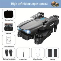 E99 dual camera drone, remote control toy for beginners WiFi FPV dual fo... - $37.12