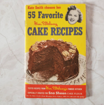 Vintage 1952 Cookbook Kate Smith Chooses 55 Favorite Ann Pillsbury Cake Recipes - £10.35 GBP