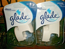 2 Glade Plug Ins Scented Oil Warmers PlugIns Electric Warmer WHITE No Refills - $9.67