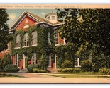 Heck-Williams Library Wake Forest College Wake Forest NC UNP Linen Postc... - $10.84