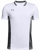 Under Armour Boys&#39; Youth Challenger II Training Shirt Youth Medium Black White  - £22.62 GBP