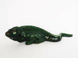 Huge vintage mid century ceramic lizard figure - £39.30 GBP