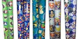 36 Rolls Wrapping Paper Bundle Power Rangers Cars ELF 20Ft - 60Ft - $24.74