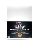 3 pks of 100 (300) BCW Acid Free 10 ⅞&quot; x 14&quot; Life Magazine White Backing... - €92,02 EUR