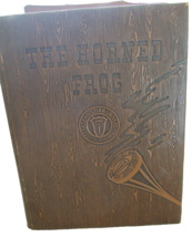 1943 Texas Christian University TCU Yearbook The Horned Frog Southwest Edition - $122.40