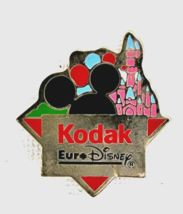 Disney 1992 EuroDisney Paris France Mickey Ears Kodak Sponsor Pin 6 Pin#... - £5.92 GBP