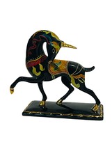 Unicorn Figurine Franklin Mint Treasury Mythical Pegasus Russian Lacquer... - £50.39 GBP