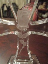 Towle Made In Poland Crystal Table Cross 9&quot; Tall [*D3] - £98.94 GBP