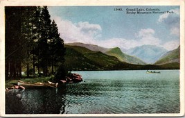 Grand Lake Colorado Rocky Mountains National Park Postcard - £7.86 GBP