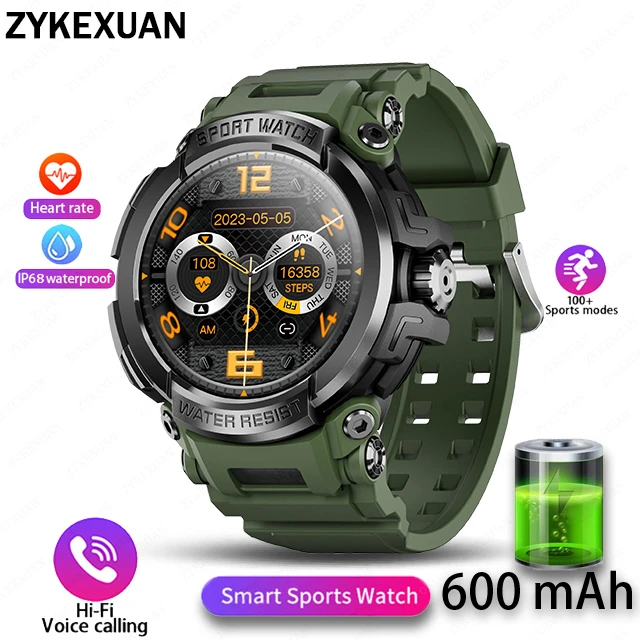 New Durable Military Smart Watch For Android Ios Sports Ftiness Watch 60... - $79.00