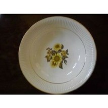 * Vintage Royal Warwick Bowl Made in England Sunflower 6 3/8&quot; Soup Ice Cream - £9.19 GBP