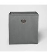 Room Essentials Fabric Cube Storage Bin Gray 11 Inch - €17,20 EUR