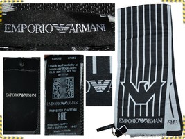 ARMANI Scarf Man Made In Italy *HERE WITH DISCOUNT* AR10 T1P - $97.41