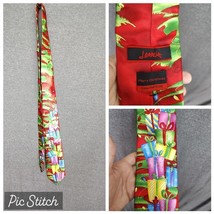 Jerry J Garcia Silk Blend holiday men&#39;s neck tie Merry Christmas Collect... - $14.04