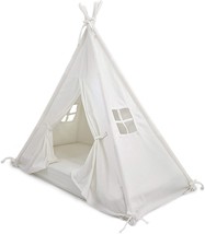 RTKIF Crib Canopies Teepee for Mattress 100% Cotton Canvas Premium Quality - £22.37 GBP