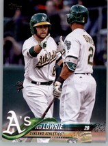 2018 Topps 69 Jed Lowrie  Oakland Athletics - £0.77 GBP
