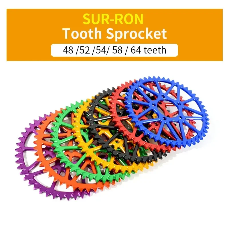 For SUR-RON Light Bee S X 48T 52T 54T 58T 64T Tooth Plate Sprocket Wheel... - £41.39 GBP