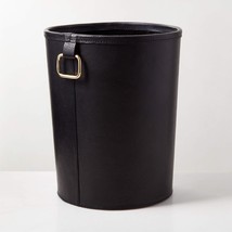 Genuine Leather Round Trash Can/Dustbin/Studio Waste Basket/Multi purpos... - $178.19+