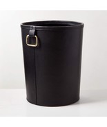 Genuine Leather Round Trash Can/Dustbin/Studio Waste Basket/Multi purpos... - £140.22 GBP+