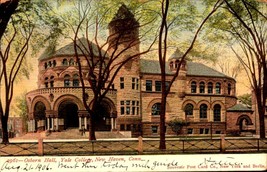 New Haven CT, Yale College, Osborn Hall, Connecticut 1906 Antique Postcard bk58 - £4.74 GBP