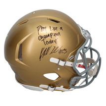 Kyren Williams Signed &quot;Play Like A Champion&quot; Authentic Helmet Beckett LE... - £952.56 GBP