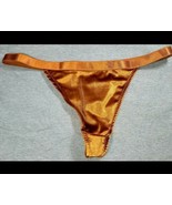 ELEGANT SHINY GLOSSY VELVET SATIN COPPER STRING THONG Panties SZ-L ROMAN... - €12,84 EUR