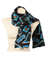 Carolina Panthers Handmade Fleece Winter Scarf 54 X 11 Inches - $11.02