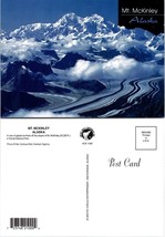 Alaska Denali Snow Capped Mt. McKinley In Denali National Park VTG Postcard - £7.39 GBP