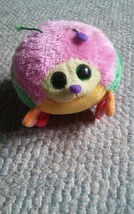 Beanie Ballz - GUMDROP the Cute Caterpillar Softball Size 12&quot; Around Stuffed TY - £6.38 GBP