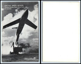 Vintage USAF Pilotless Bomber Postcard &quot;Size&quot; - B-61 Martin Matador N51  - £2.31 GBP